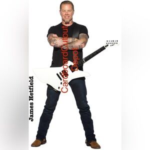 James Hetfield Metallica Life Size Cardboard Cutout with FREE Shipping!